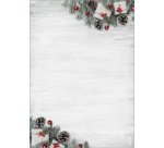 Papier à motif de Noël 'Candlelight Cheer', A4