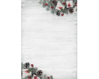 Papier à motif de Noël 'Candlelight Cheer', A4