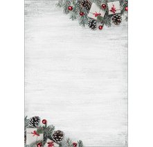 Papier à motif de Noël 'Candlelight Cheer', A4