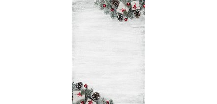 Papier à motif de Noël 'Candlelight Cheer', A4