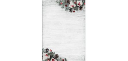 Papier à motif de Noël 'Candlelight Cheer', A4