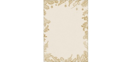 Papier à motif de Noël 'Christmas Chapel', A4