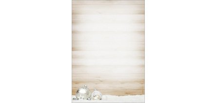 Papier à motif de Noël 'Golden Christmas', A4