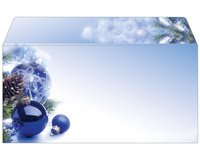 Enveloppe à motif de Noël 'Chrismas Silence', long