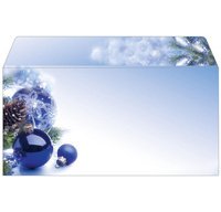 Enveloppe à motif de Noël 'Chrismas Silence', long