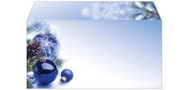 Enveloppe à motif de Noël 'Chrismas Silence', long