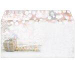 Enveloppe à motif de Noël 'Silent Night', format long