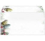 Enveloppe à motif de Noël 'Blue Harmony', format long