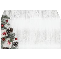 Enveloppe à motif de Noël 'Graceful Christmas', long