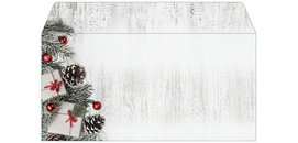 Enveloppe à motif de Noël 'Graceful Christmas', long