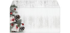Enveloppe à motif de Noël 'Graceful Christmas', long