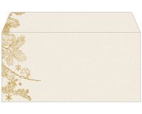 Enveloppe à motif de Noël 'Christmas tree petrol, long