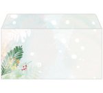 Enveloppe à motif de Noël 'Eucalyptus magic'