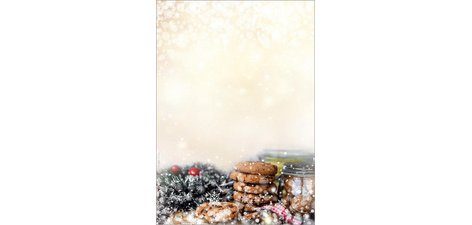 Papier à motif de Noël 'Winter Smell', parfumé, A4