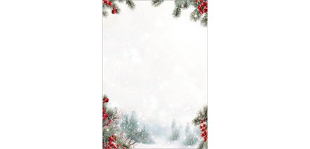Papier à motif de Noël 'Christmas Timber', A4, 90 g/m2