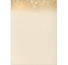 Papier à motif de Noël 'Beige Christmas Candle', A4