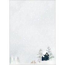 Papier à motif de Noël 'Snow Star', A4, 90 g/m2