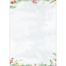 Papier à motif de Noël 'Cosy Christmas Watercolor', A4