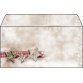 Enveloppe à motif de Noël 'Winter Chalet', DL, 90 g/m2