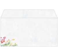 Enveloppe à motif de Noël 'Snow Star', DL