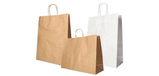 Paper bag, 400 x 320 x 120 mm