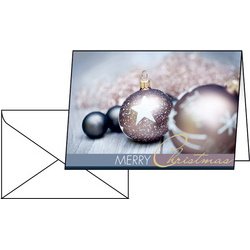 Kerstkaart 'Exquisite', A6, 220 g/m2