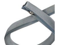 Gaine pour câble avec fermeture zip, 2,0 m, gris