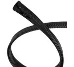 Gaine pour câble avec fermeture zip, 1,0 m, gris