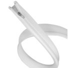 Gaine pour câble avec fermeture zip, 1,0 m, gris