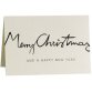 Carte de Noël 'Christmas Lettering', crème