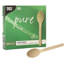 Koffielepel 'pure' lengte 110 mm 50 stuks