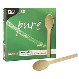 Koffielepel 'pure' lengte 110 mm 50 stuks