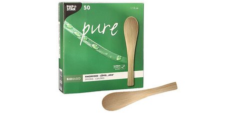 Cuillère à finger food 'pure', 130 mm, naturel