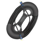 Enrouleur de câble, pour câbles de 2 à 20 m, noir