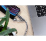 Câble 3en1 de charge & de données, Lightning/USB-C/
