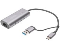 Adaptateur Gigabit Ethernet USB type-C, USB-C+USB A