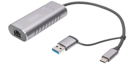 Adaptateur Gigabit Ethernet USB type-C, USB-C+USB A