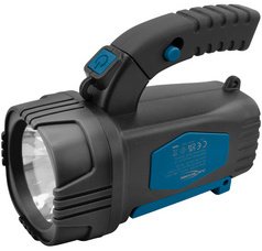Projecteur LED portable HS230B, noir/bleu