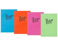 1/2 Zap Book carnet collé 80F A5 80g - Aléatoire
