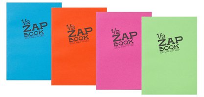 1/2 Zap Book carnet collé 80F A6 80g - Aléatoire