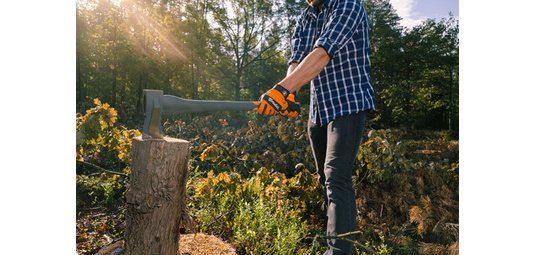 Hache/merlin avec manche en fibre de verre, longueur 790 mm