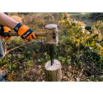 Coin de fendage en acier trempé