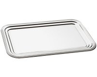 Plat de service CLASSIC, (L)530 x (P)325 mm, argent
