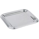 Plat de service CLASSIC, (L)354 x (P)325 mm, argent