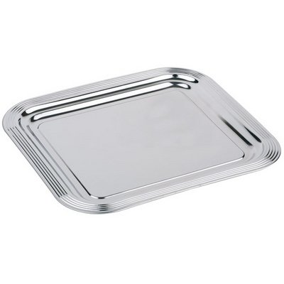 Plat de service CLASSIC, (L)354 x (P)325 mm, argent