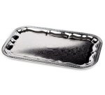 Plat de service, rectangulaire, 530 x 325 mm, argent
