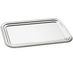 Plat de service CLASSIC, (L)410 x (P)310 mm, argent