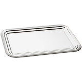 Plat de service CLASSIC, (L)410 x (P)310 mm, argent