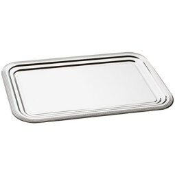 Plat de service CLASSIC, (L)410 x (P)310 mm, argent