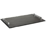 Plat en ardoise naturelle HOCHSTAPLER, (L)530x(P)325 mm